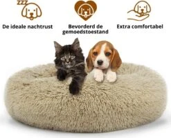 Behave Donut Hondenmand - Hondenkussen - Hondenbed - Kattenmand - Fluffy - Donut - 50cm - Beige 9 Behave Donut Hondenmand - Hondenkussen - Hondenbed - Kattenmand - Fluffy - Donut - 50cm - Beige -Hond Benodigdheden 1200x966 2