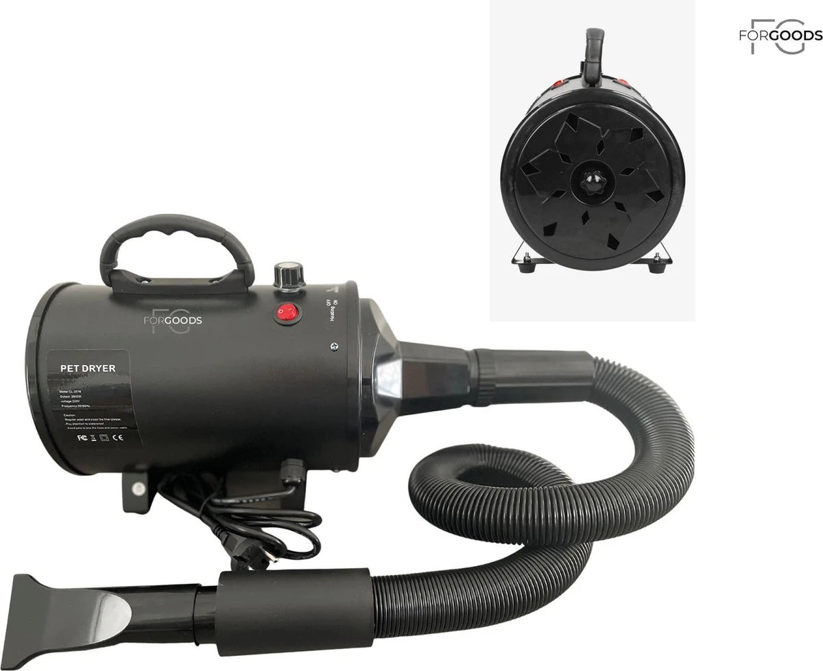 Forgoods Professionele Hondenfohn - Waterblazer Voor Honden - Hondenfohn Met 4 Opzetstukken - 2800W Verstelbaar Vermogen - Roze 2 Forgoods Professionele Hondenfohn - Waterblazer Voor Honden - Hondenfohn Met 4 Opzetstukken - 2800W Verstelbaar Vermogen - Roze - Afbeelding 2