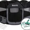 Meisterpet - XXL Opvouwbare Puppyren - 130 X 130 X 60 Cm - Met Gratis Dieren Verzorging Set T.w.v. €19.99