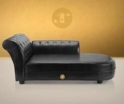Roefie - Luxe Hondensofa CHIQUE - Zwart - Eco-leer -Hond Benodigdheden 1200x999 4