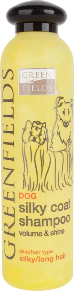 Greenfields Hondenshampoo Voor Langharige Vacht - Zorgt Voor Een Zijdezachte Glanzende Vacht - Inhoud 270 Ml - Hondenshampoo Langharige Vacht -Hond Benodigdheden 308x1200 1