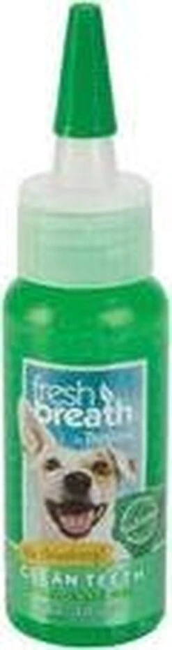 Tropiclean Fresh Breath Clean Teeth Oral Care Gel - Gebitsverzorging - Mint 59 Ml -Hond Benodigdheden 318x1200