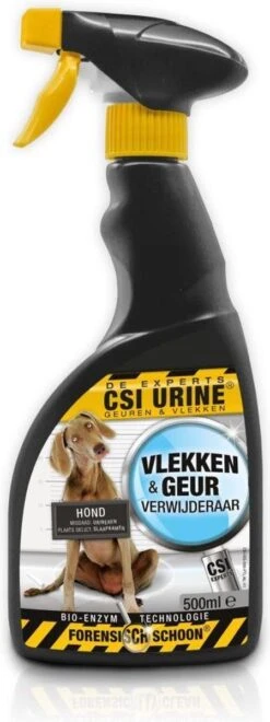 CSI Urine Vlek En Geurspray Puppy En Hond 500 Ml -Hond Benodigdheden 449x1200