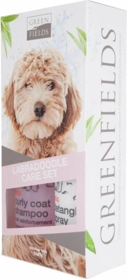 Greenfields Labradoodle Vacht Verzorgingsset - Shampoo En Anti-Klit Spray Voor Langharige Of Krullende Vacht -Hond Benodigdheden 545x1200