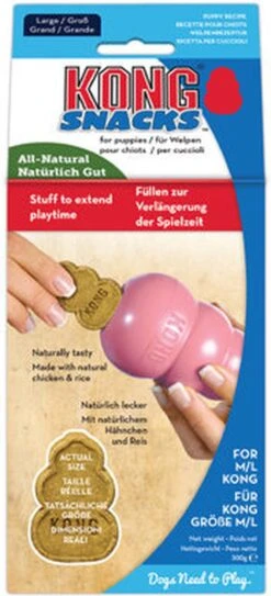 Kong Stuff 'N Snacks Puppy Hondensnack - Kip&Rijst - L -Hond Benodigdheden 546x1200 2