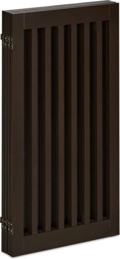 Relaxdays Veiligheidshekje Hout - 92 Cm Hoog - Hondenhek - Inklapbaar - Bruin - 3 Panelen -Hond Benodigdheden 556x1200