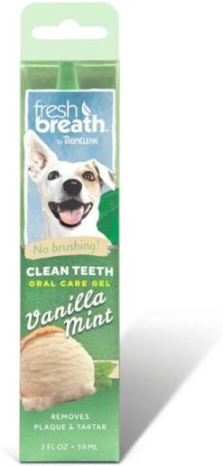 Tropiclean Fresh Breath Clean Teeth Oral Care Gel - Gebitsverzorging - Mint 59 Ml -Hond Benodigdheden 576x1200