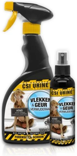 CSI Urine Vlek En Geurspray Puppy En Hond 500 Ml -Hond Benodigdheden 595x1200 1