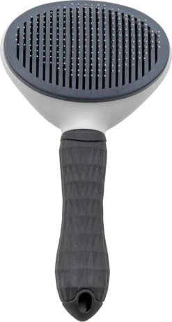 Lorell Pet Company Kattenborstel/Hondenborstel - Borstel Voor Langharig/kortharig -Hondenhaar En Kattenhaar Verwijderaar - Grijs -Hond Benodigdheden 645x1200