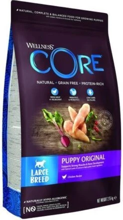 Wellness Core Grain Free Large Breed Puppy Kip - Hondenvoer - 10 Kg -Hond Benodigdheden 671x1200 2