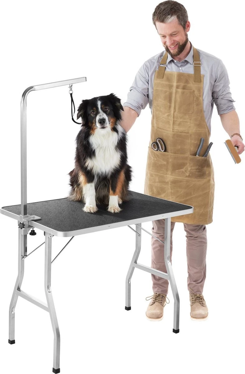 Tectake- Trimtafel Met Lus - Tafelhoogte: 76 Cm - Zwart / Grijs - 402892 2 Tectake- Trimtafel Met Lus - Tafelhoogte: 76 Cm - Zwart / Grijs - 402892 - Afbeelding 2