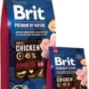 Brit Premium By Nature Hondenvoer Senior L/XL 15 Kg - Hond