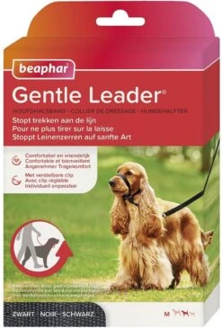 Beaphar Gentle Leader - Zwart - 54 Cm - Grote Honden -Hond Benodigdheden 813x1200