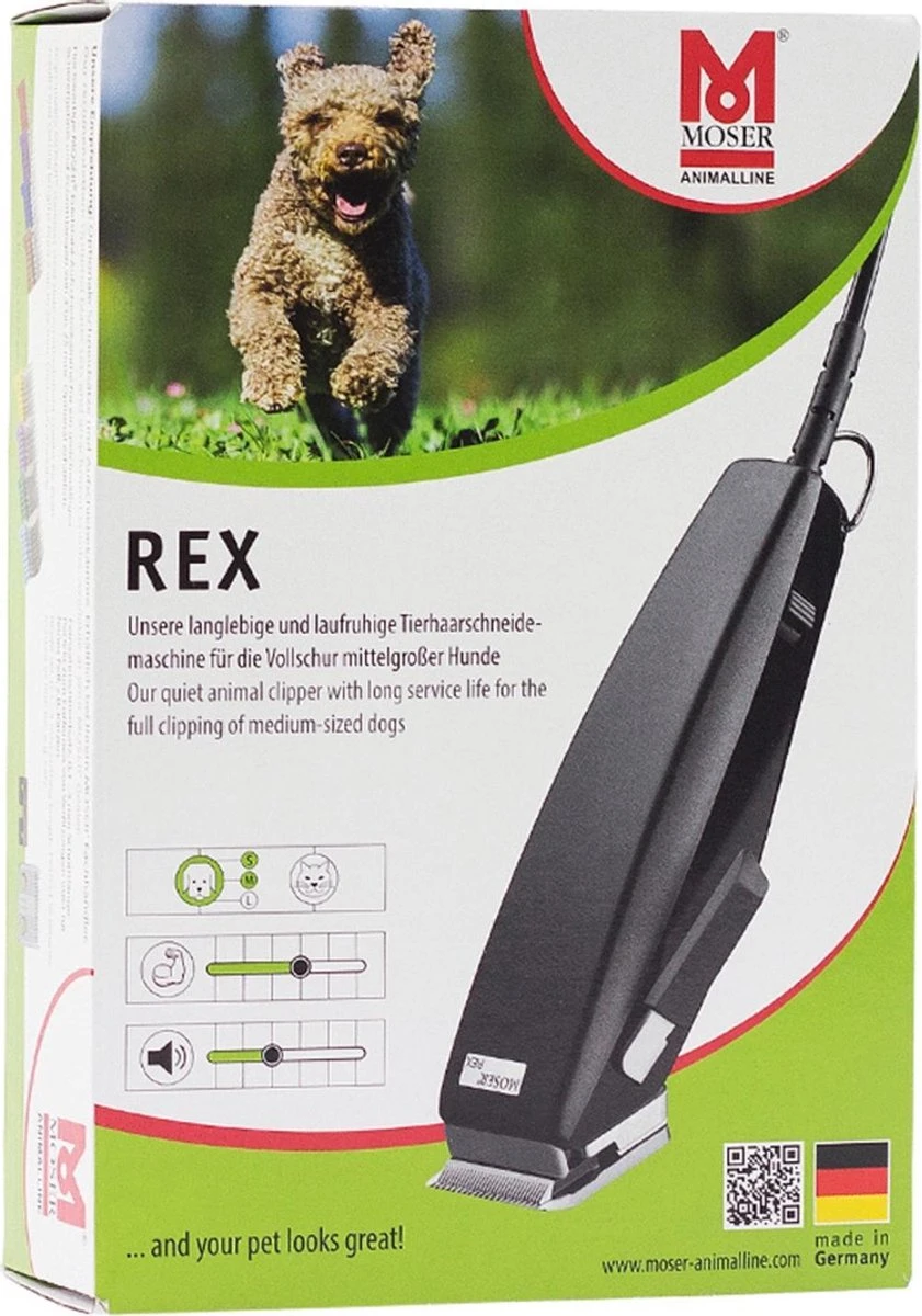 Moser Rex 1230 Dierentondeuse - 15 W - 6 Standen - Zwart 3 Moser Rex 1230 Dierentondeuse - 15 W - 6 Standen - Zwart - Afbeelding 3