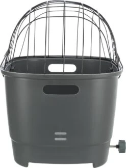 Trixie Fietsmand Voor Bagagedrager Met Draadkoepel Kunststof Grijs (46X36X47 CM) -Hond Benodigdheden 897x1200