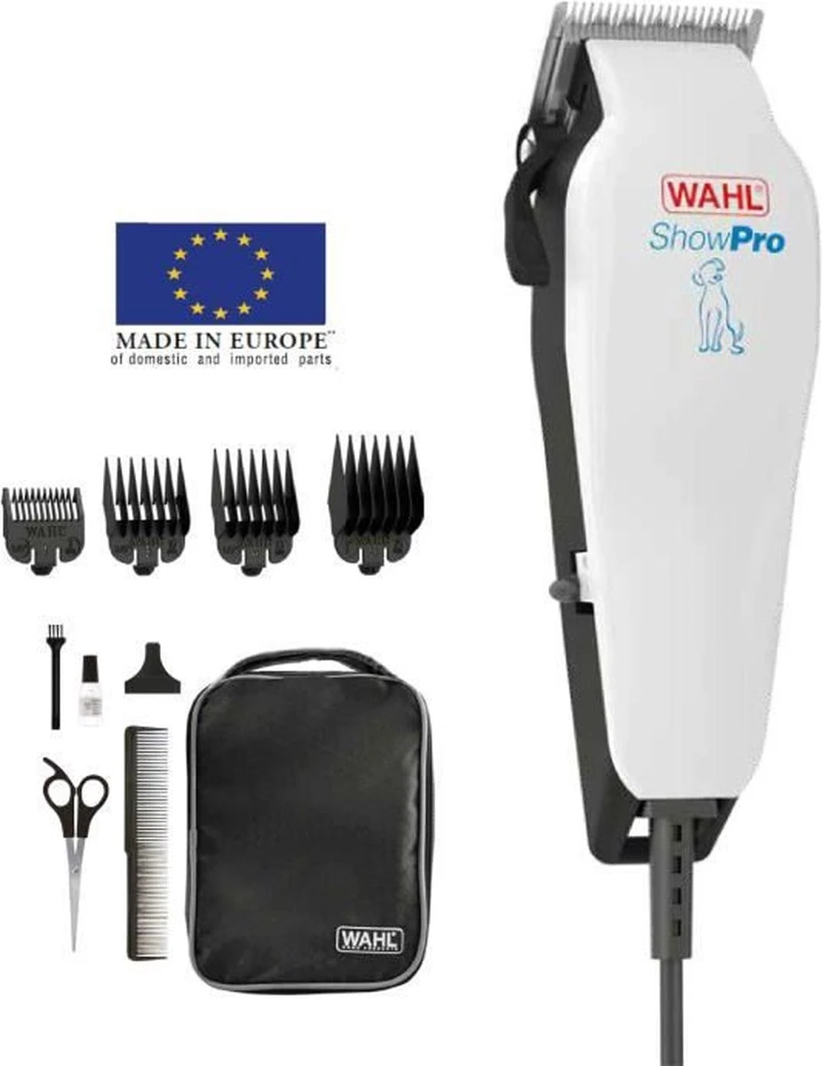 WAHL ShowPro Dierentrimmer 20110.046 - Snoer Met Snoer Made In Europe - Gepatenteerde Krachtige En Stille V5000-motor 1 WAHL ShowPro Dierentrimmer 20110.046 - Snoer Met Snoer Made In Europe - Gepatenteerde Krachtige En Stille V5000-motor