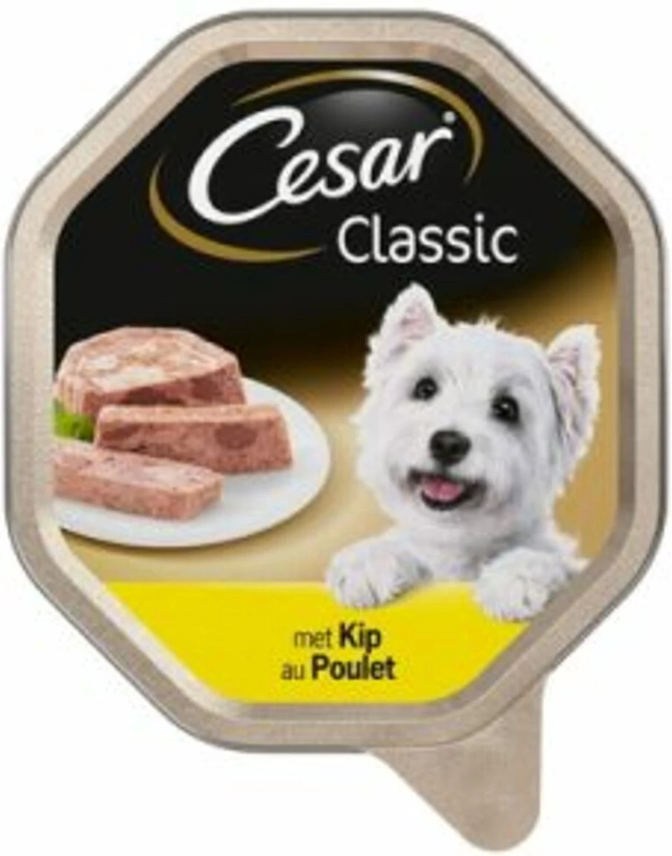 Cesar Classic Paté Honden Natvoer - Kip - 14 X 150 Gr 7 Cesar Classic Paté Honden Natvoer - Kip - 14 X 150 Gr - Afbeelding 7
