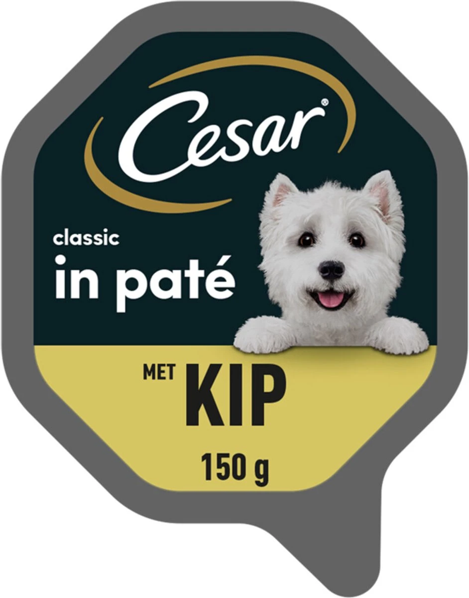Cesar Classic Paté Honden Natvoer - Kip - 14 X 150 Gr 3 Cesar Classic Paté Honden Natvoer - Kip - 14 X 150 Gr - Afbeelding 3