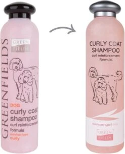 Greenfields - Hondenshampoo Voor Krullende Vacht - Extra Volume En Goede Doorkambaarheid - 270 Ml - Hondenshampoo Krullende Vacht -Hond Benodigdheden 972x1200