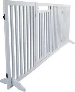 Trixie Hondenhek Met Deur Wit - 60-160 X 81 CM -Hond Benodigdheden 978x1200 1