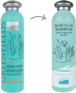 Greenfields - Krachtige Hondenshampoo Met Aloe Vera - Inhoud 270 Ml Of 5 L - 270 Ml 8 Greenfields - Krachtige Hondenshampoo Met Aloe Vera - Inhoud 270 Ml Of 5 L - 270 Ml -Hond Benodigdheden 989x1200 2