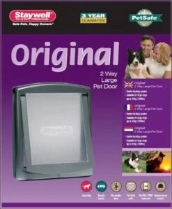 Staywell 777 Hondenluik - Large - Zilver/Tranparant -Hond Benodigdheden 991x1200 1