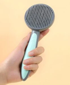 Pakeway T9 - Kattenborstel - Zelfreinigende Kattenkam - Groen - Massageborstel - 19,3 Cm -Hond Benodigdheden 995x1200