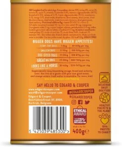 Edgard & Cooper Kip & Kalkoen Blik - Voor Volwassen Honden - Hondenvoer - 12 X 400g -Hond Benodigdheden 996x1200 1