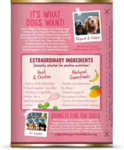 Edgard & Cooper Eend & Kip Blik - Voor Puppy's - Hondenvoer - 12 X 400 G 13 Edgard & Cooper Eend & Kip Blik - Voor Puppy's - Hondenvoer - 12 X 400 G -Hond Benodigdheden 996x1200 10